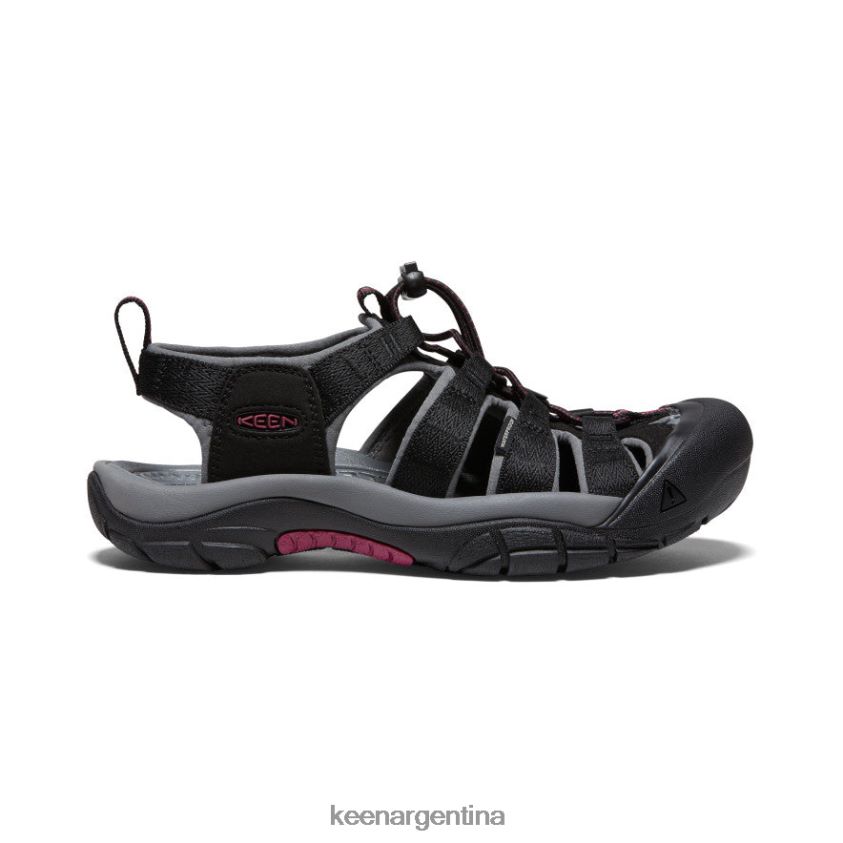 vino negro/frambuesa calzado KEEN newport h2 T0822B404 mujer