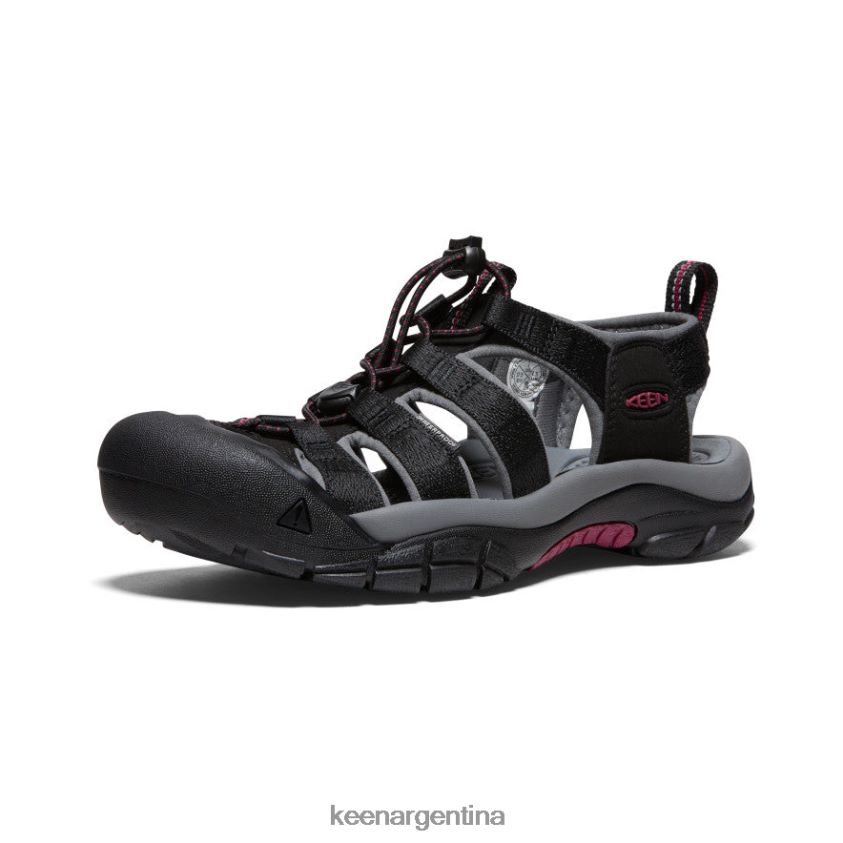 vino negro/frambuesa calzado KEEN newport h2 T0822B404 mujer