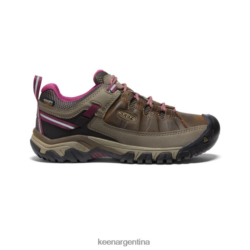 Weiss/Boysenberry calzado KEEN targhee iii impermeable T0822B605 mujer