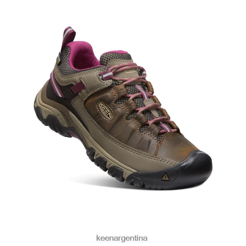 Weiss/Boysenberry calzado KEEN targhee iii impermeable T0822B605 mujer