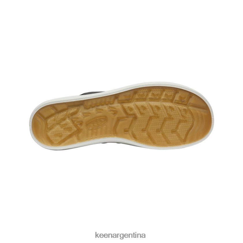 abedul negro/plateado calzado KEEN zapatilla elsa de cuero cosecha T0822B628 mujer