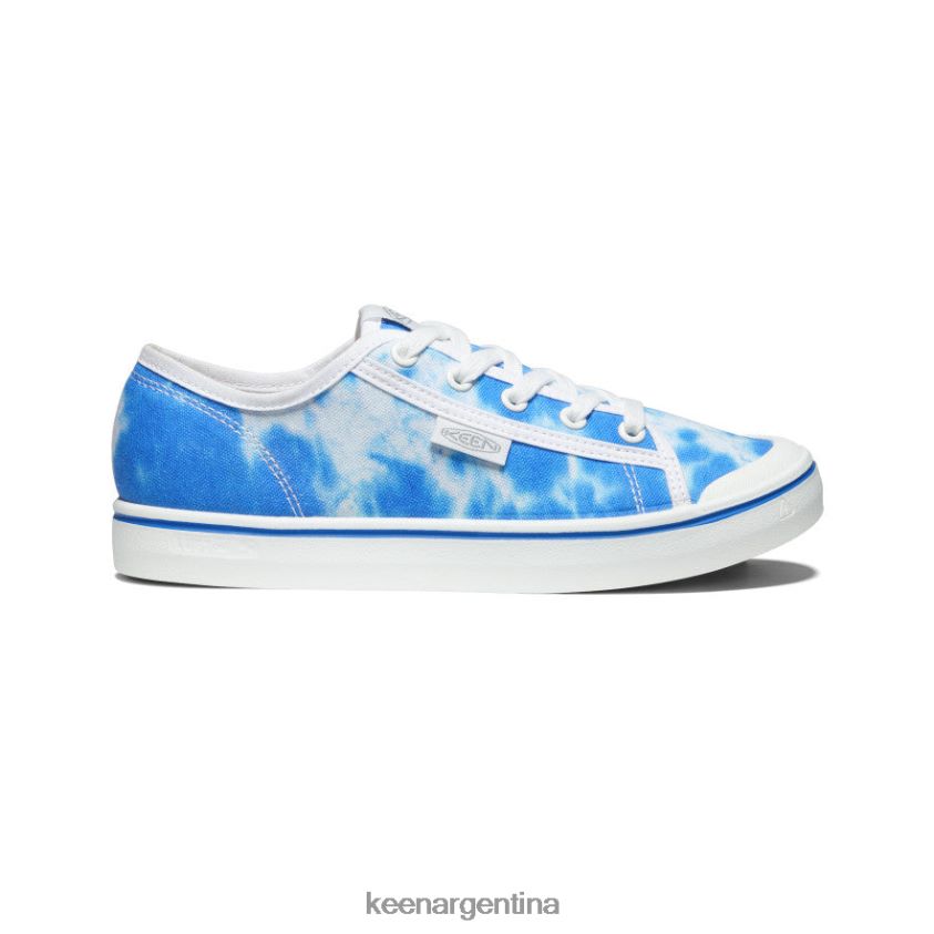 azul blanco calzado KEEN zapatillas elsa lite T0822B686 mujer
