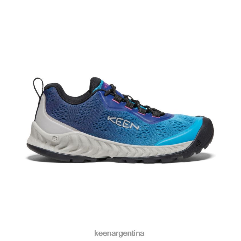 azul fiordo/sombreado calzado KEEN velocidad del eje T0822B464 mujer