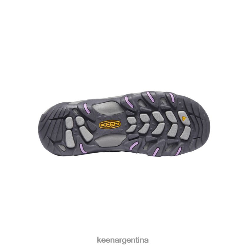 gris acero/violeta africana calzado KEEN zapato impermeable koven T0822B665 mujer