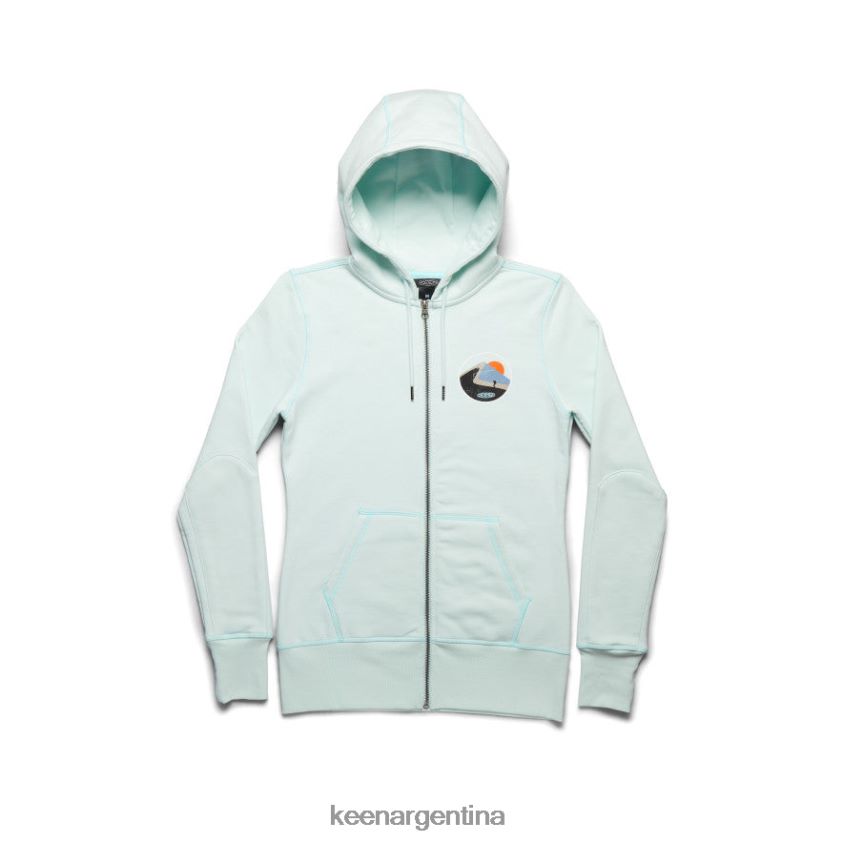 azul pastel ropa KEEN caminata más sudadera con capucha T0822B660 mujer
