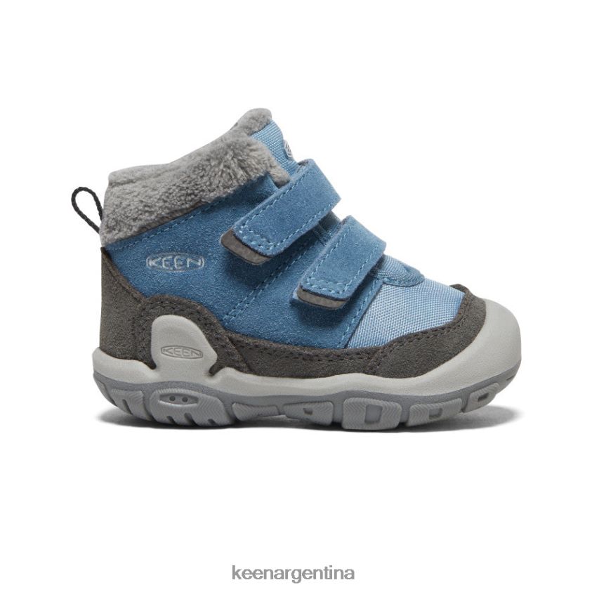 imán/sombra azul calzado KEEN chukka con doble correa y nudo T0822B1012 niños pequeños