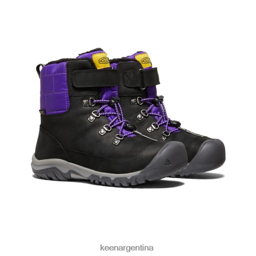 negro/morado calzado KEEN bota impermeable greta T0822B1014 niños grandes