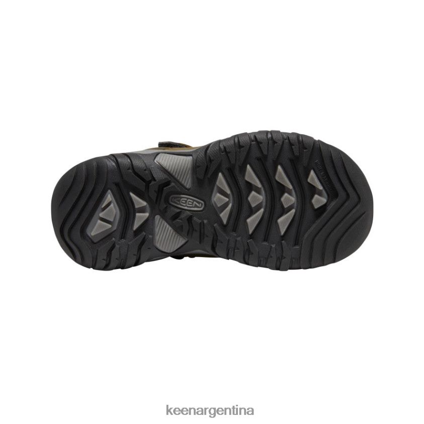 oliva oscuro/cidra oscura calzado KEEN bota impermeable ridge flex T0822B907 pequeños niños