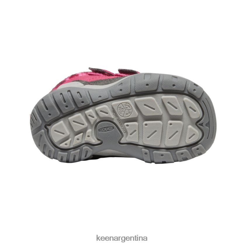 paloma de la fruta/negro calzado KEEN chukka con doble correa y nudo T0822B1013 niños pequeños