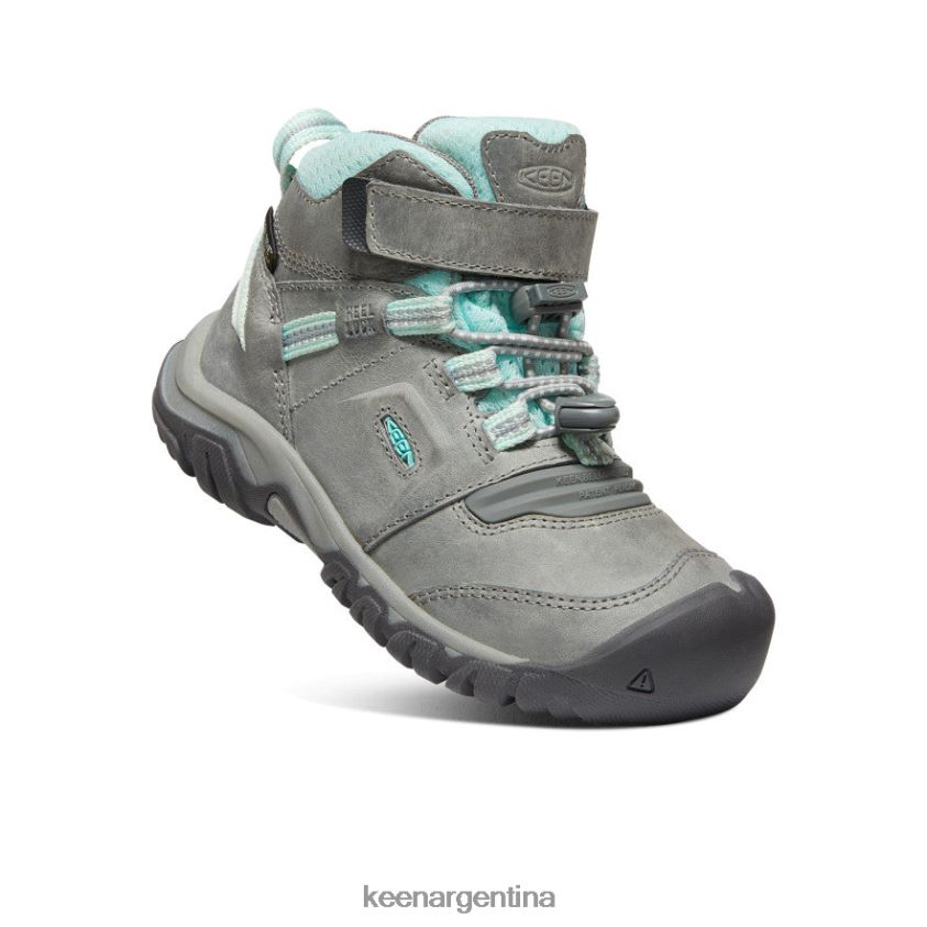 tinte gris/azul calzado KEEN bota impermeable ridge flex T0822B906 pequeños niños