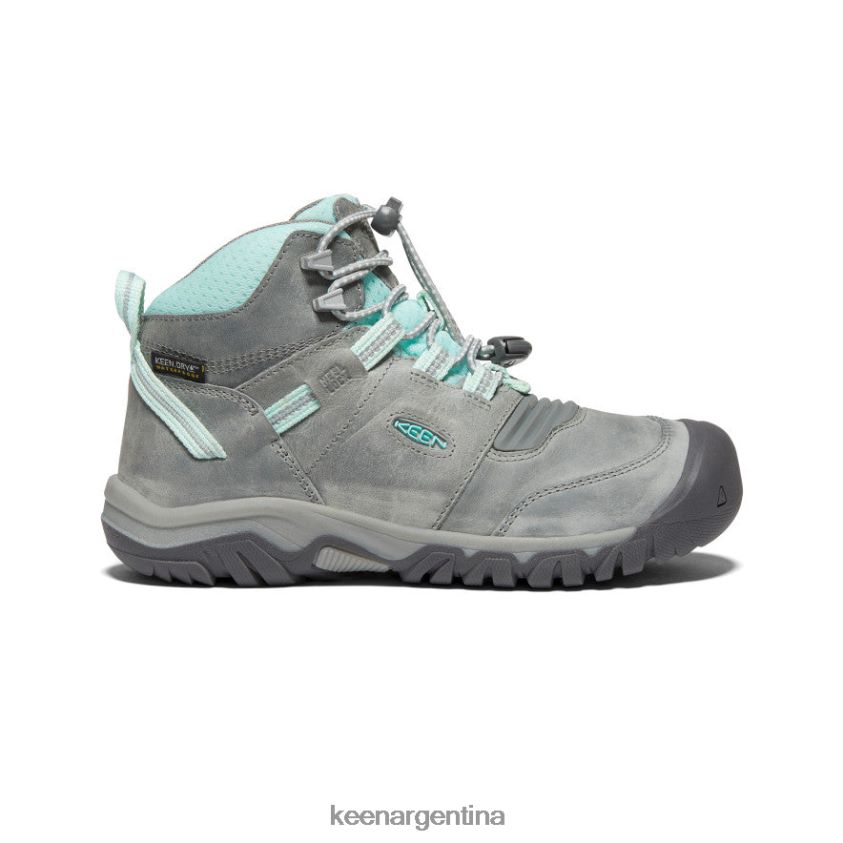 tinte gris/azul calzado KEEN bota impermeable ridge flex T0822B947 niños grandes