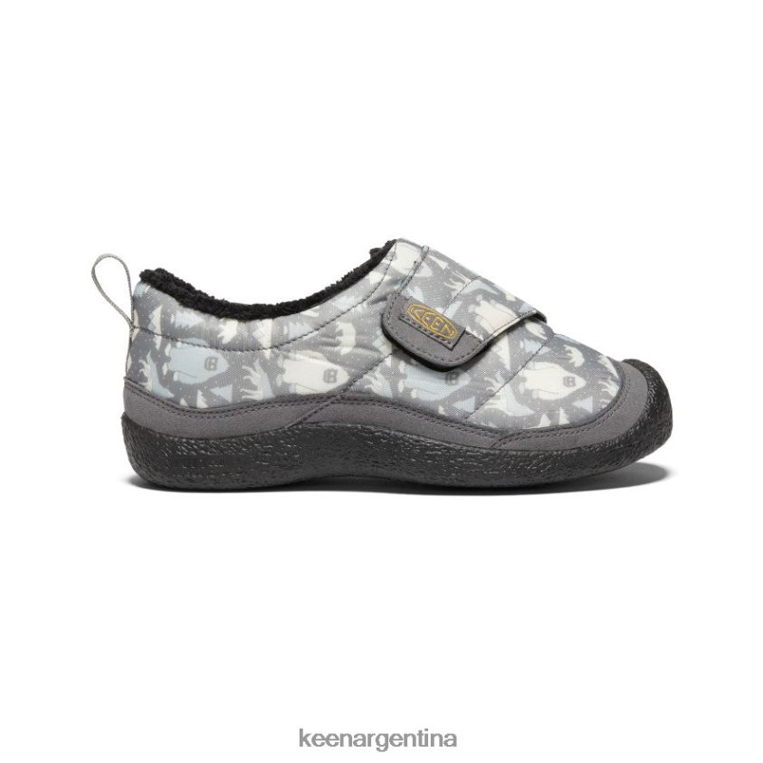 gris acero/blanco estrella calzado KEEN envoltura de jabón T0822B985 niños grandes
