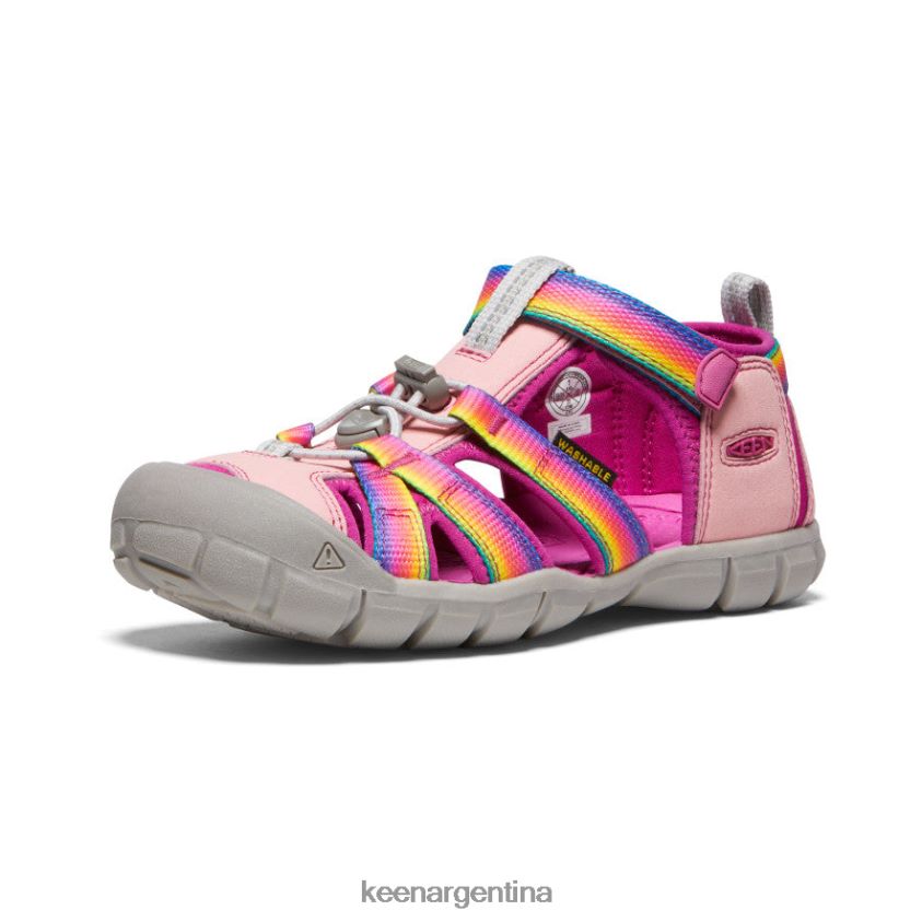 arcoiris/festival fucsia calzado KEEN seacamp ii cnx T0822B799 niños grandes