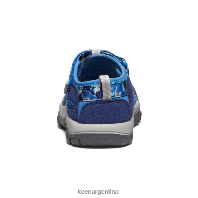 camuflaje/cobalto brillante calzado KEEN newport h2 T0822B748 pequeños niños