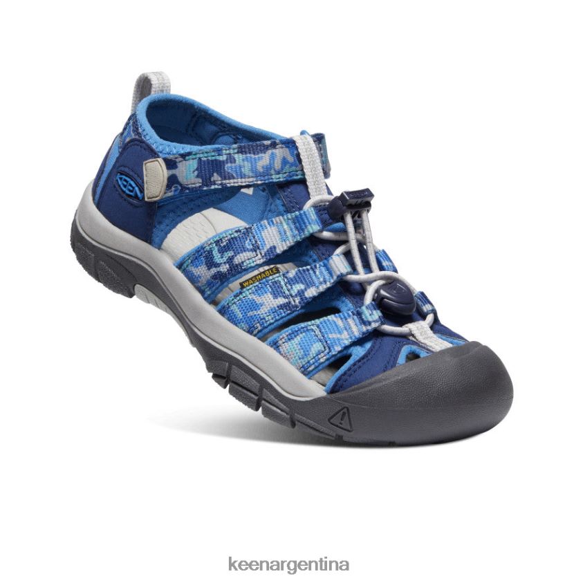 camuflaje/cobalto brillante calzado KEEN newport h2 T0822B767 niños grandes