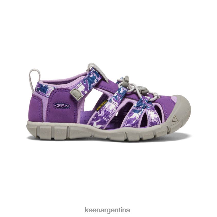 camuflaje/tillandsia morado calzado KEEN seacamp ii cnx T0822B851 pequeños niños