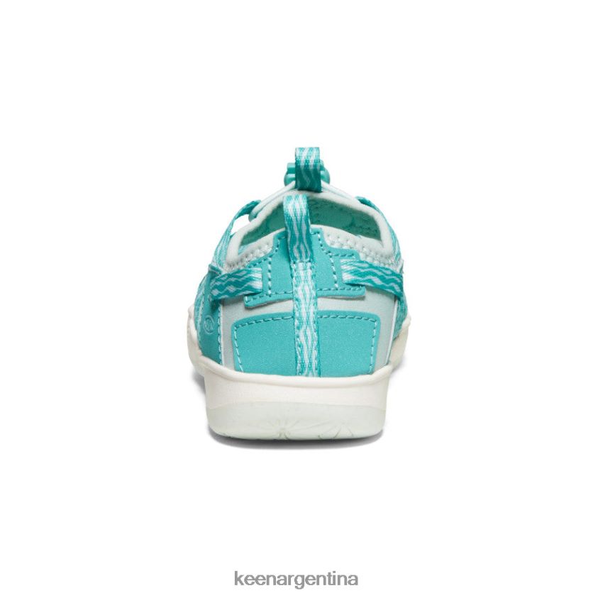 cascada/vidrio azul calzado KEEN sandalia moxie T0822B924 niños grandes