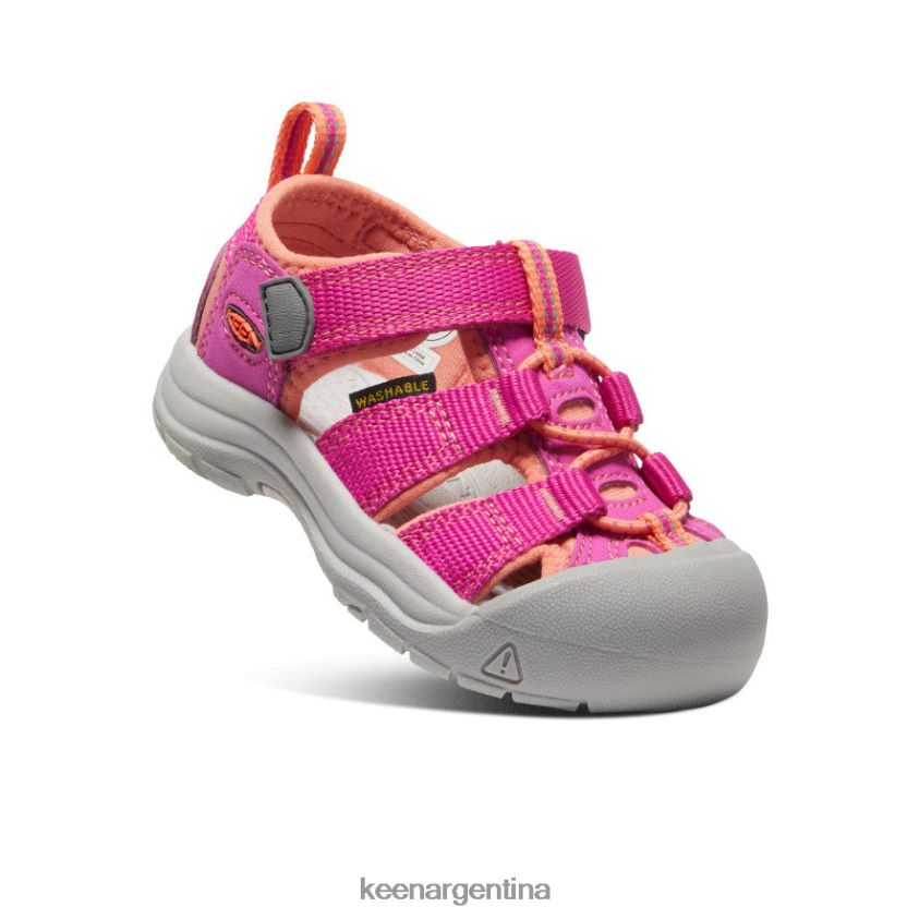 coral muy baya/fusión calzado KEEN newport h2 T0822B828 niños pequeños