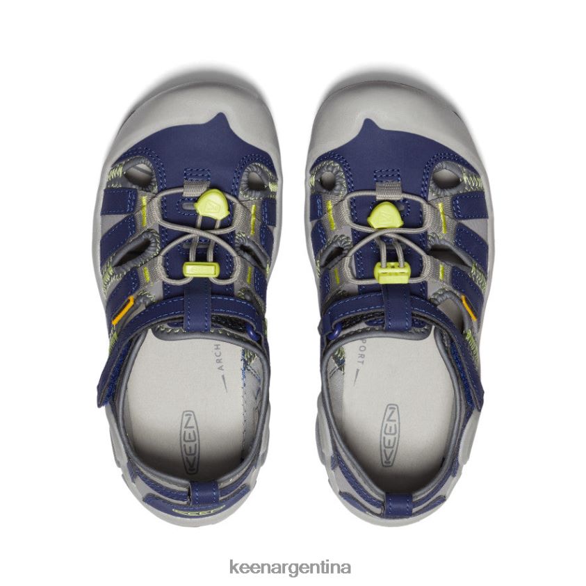 gris acero/azul profundo calzado KEEN arroyo nudo T0822B777 niños grandes