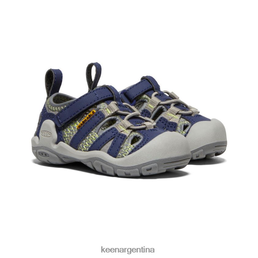 gris acero/azul profundo calzado KEEN arroyo nudo T0822B806 niños pequeños