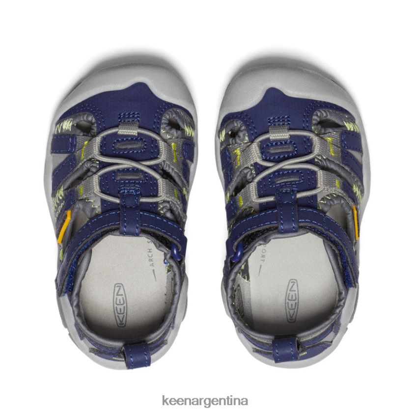gris acero/azul profundo calzado KEEN arroyo nudo T0822B806 niños pequeños