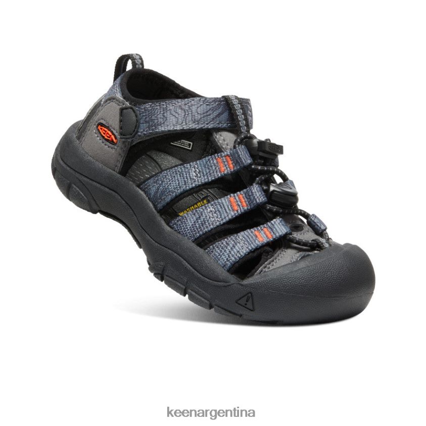 gris acero/negro calzado KEEN newport h2 T0822B735 pequeños niños