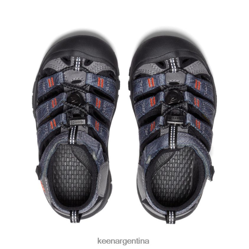 gris acero/negro calzado KEEN newport h2 T0822B735 pequeños niños