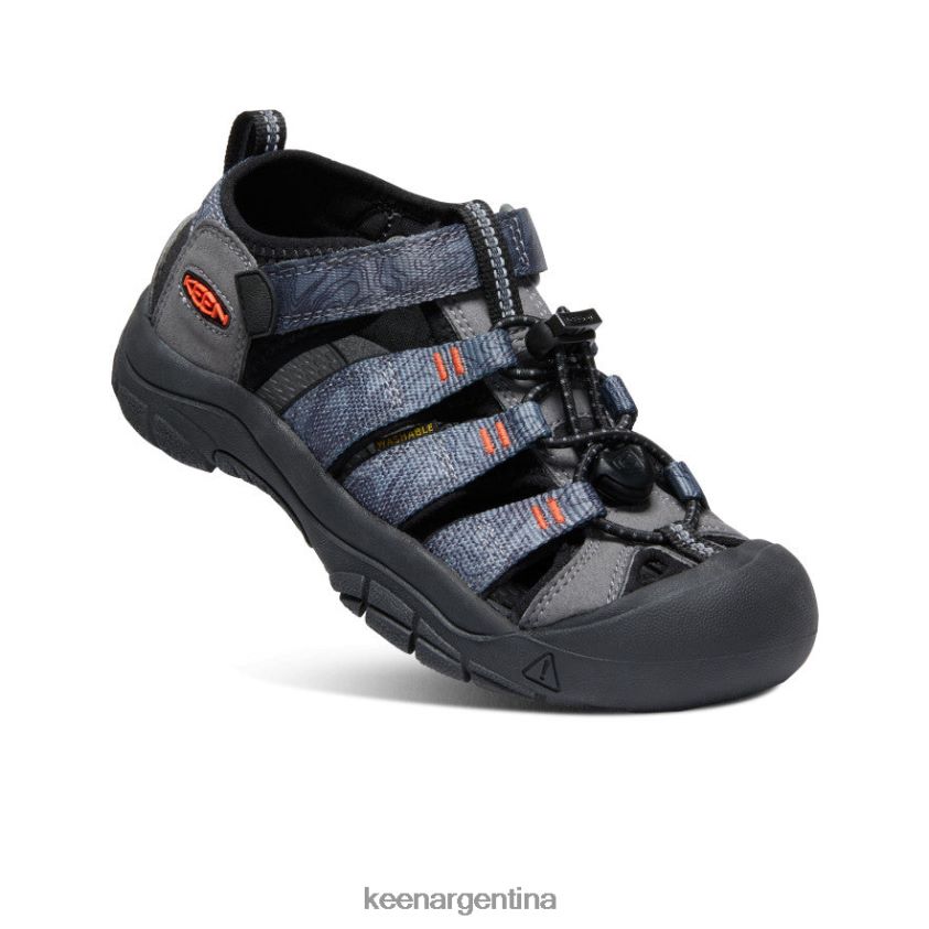 gris acero/negro calzado KEEN newport h2 T0822B755 niños grandes