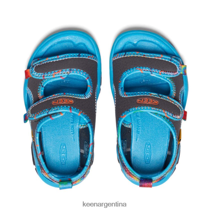 imán/teñido anudado calzado KEEN Knotch Creek con puntera abierta T0822B814 niños pequeños