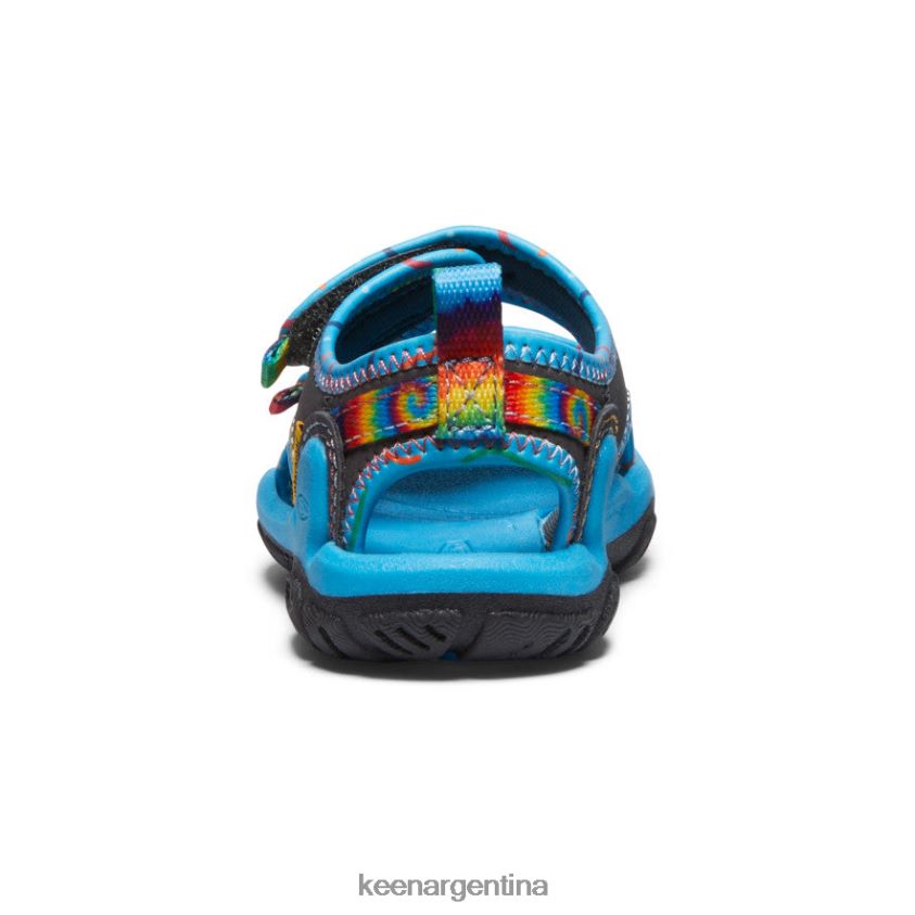 imán/teñido anudado calzado KEEN Knotch Creek con puntera abierta T0822B814 niños pequeños