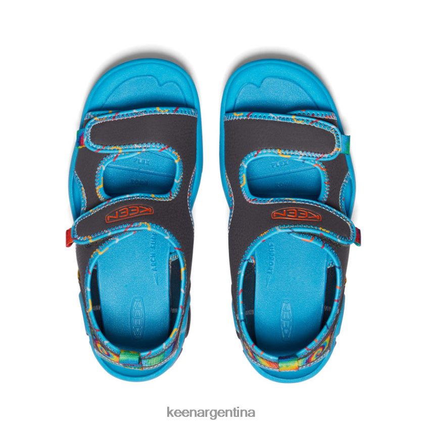 imán/teñido anudado calzado KEEN Knotch Creek con puntera abierta T0822B886 niños grandes