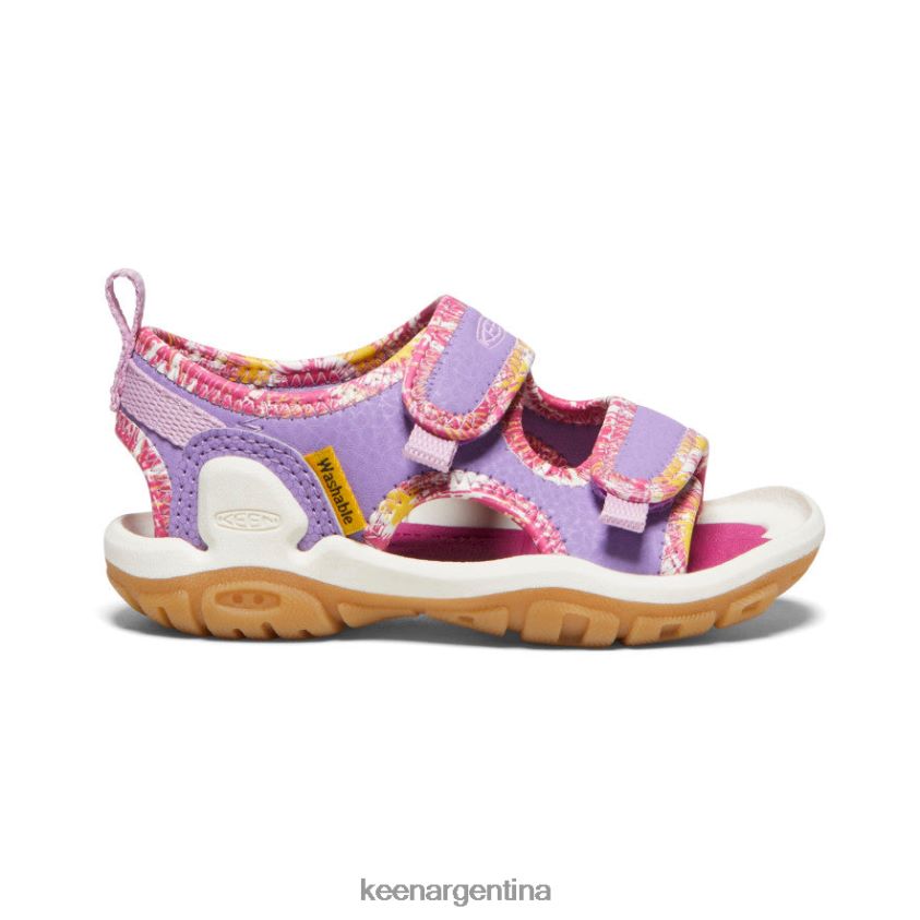 lavanda inglesa/fucsia festival calzado KEEN Knotch Creek con puntera abierta T0822B815 niños pequeños