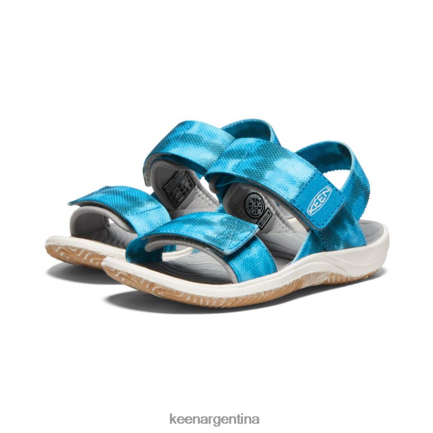 musgo marino/azul fiordo calzado KEEN correa trasera elle T0822B726 pequeños niños