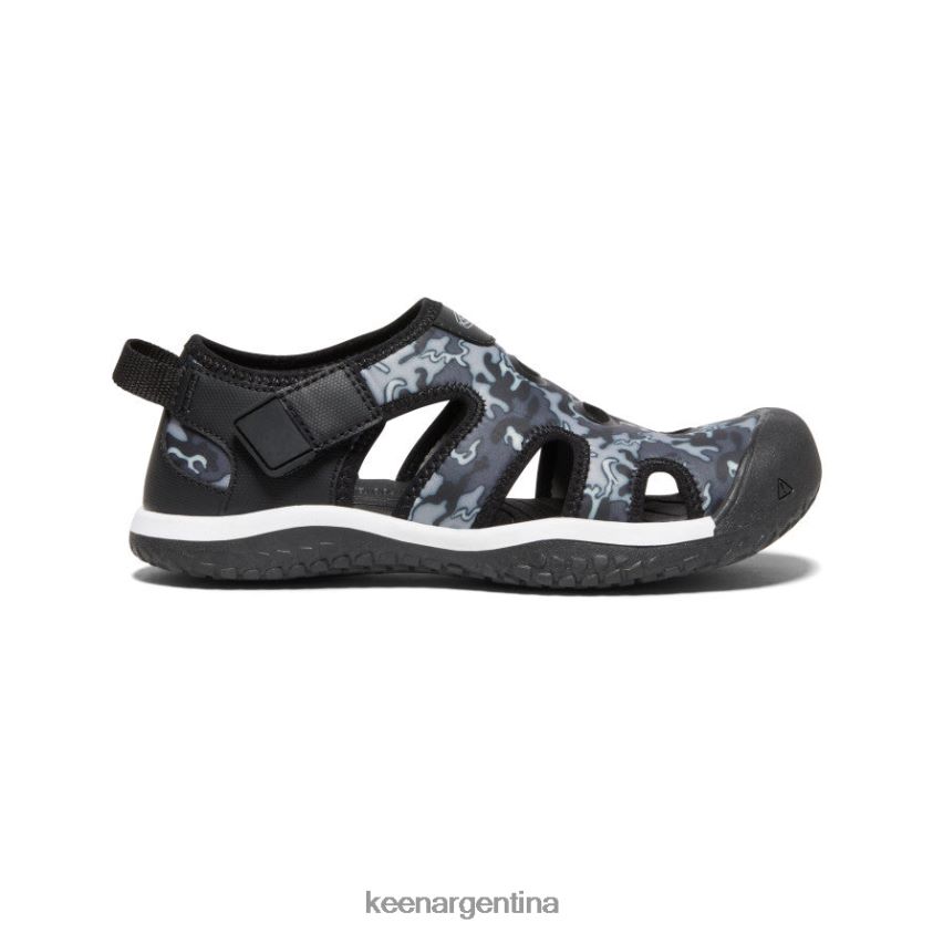 negro/camuflaje calzado KEEN sandalia raya T0822B918 niños grandes