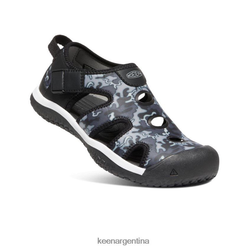 negro/camuflaje calzado KEEN sandalia raya T0822B918 niños grandes