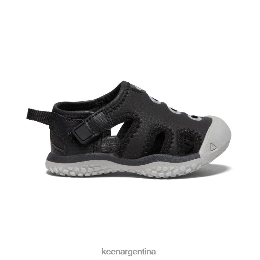 negro/lluvia calzado KEEN sandalia raya T0822B944 niños pequeños