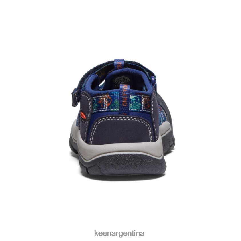 oso ahumado/multi calzado KEEN newport h2 x oso ahumado T0822B743 pequeños niños