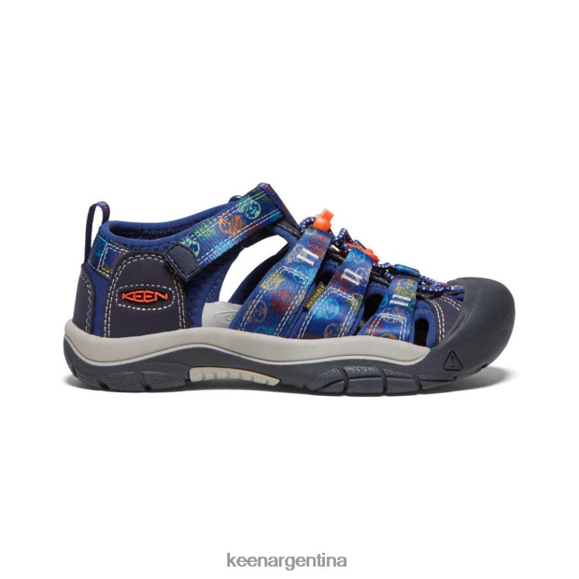 oso ahumado/multi calzado KEEN newport h2 x oso ahumado T0822B761 niños grandes
