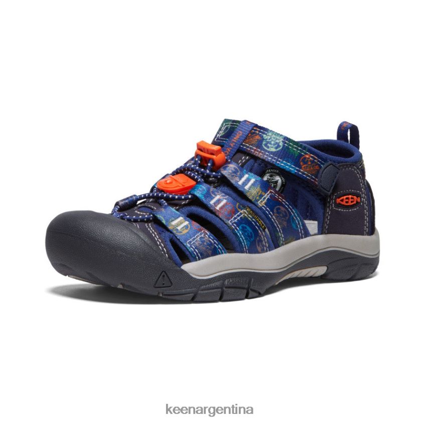 oso ahumado/multi calzado KEEN newport h2 x oso ahumado T0822B761 niños grandes