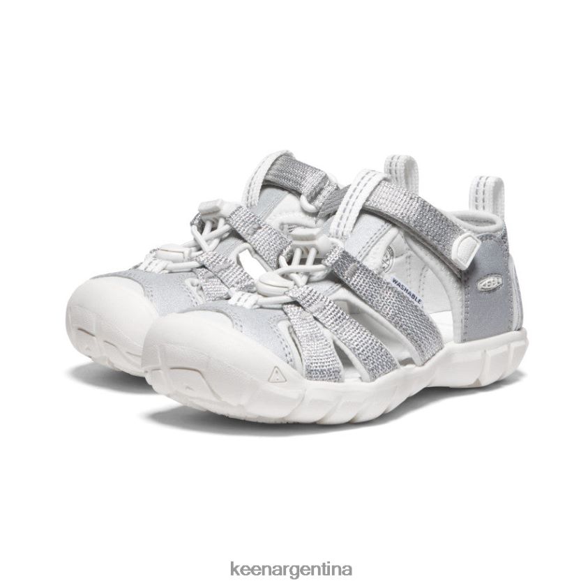 plata/blanco estrella calzado KEEN seacamp ii cnx T0822B857 pequeños niños