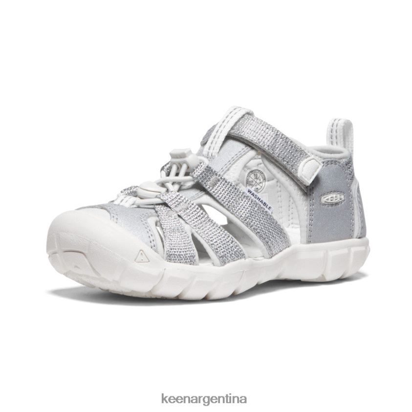 plata/blanco estrella calzado KEEN seacamp ii cnx T0822B857 pequeños niños