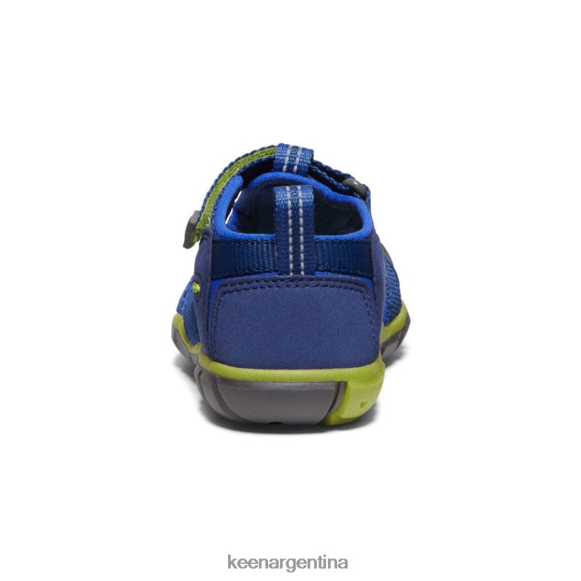 profundidades azules/chartreuse calzado KEEN seacamp ii cnx T0822B846 pequeños niños