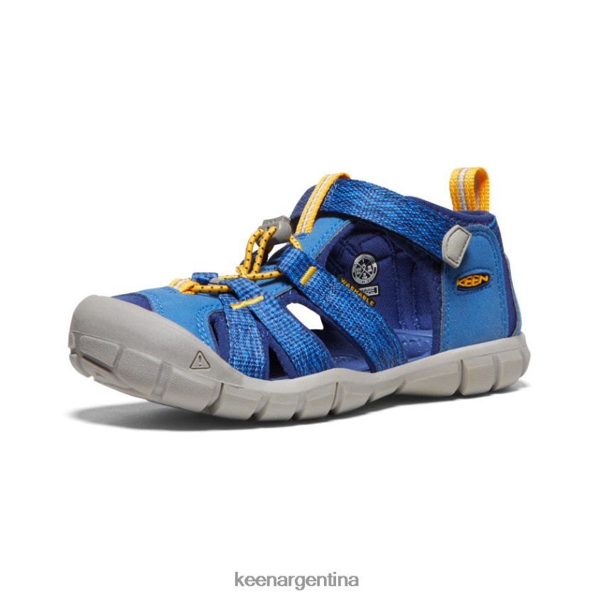profundidades brillantes de cobalto/azul calzado KEEN seacamp ii cnx T0822B805 niños grandes