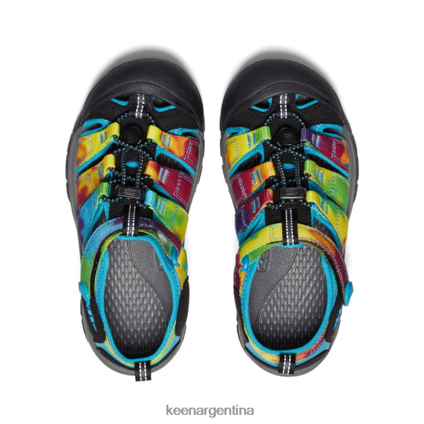 teñido anudado del arco iris calzado KEEN newport h2 T0822B749 niños grandes