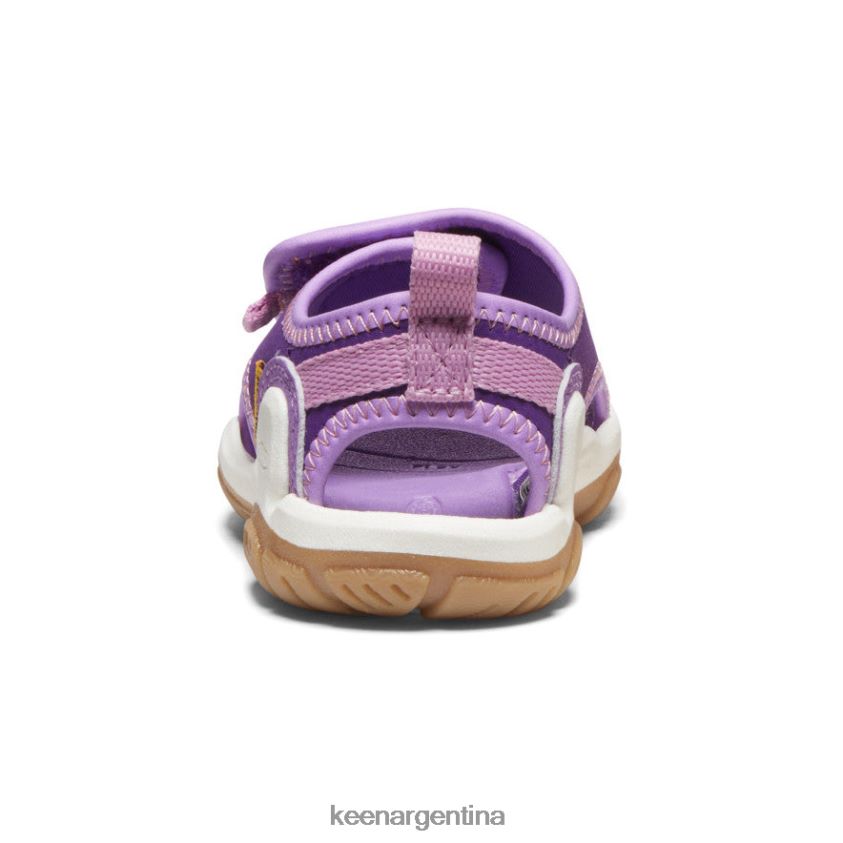 tilandsia violeta/lavanda inglesa calzado KEEN Knotch River con puntera abierta T0822B933 niños pequeños