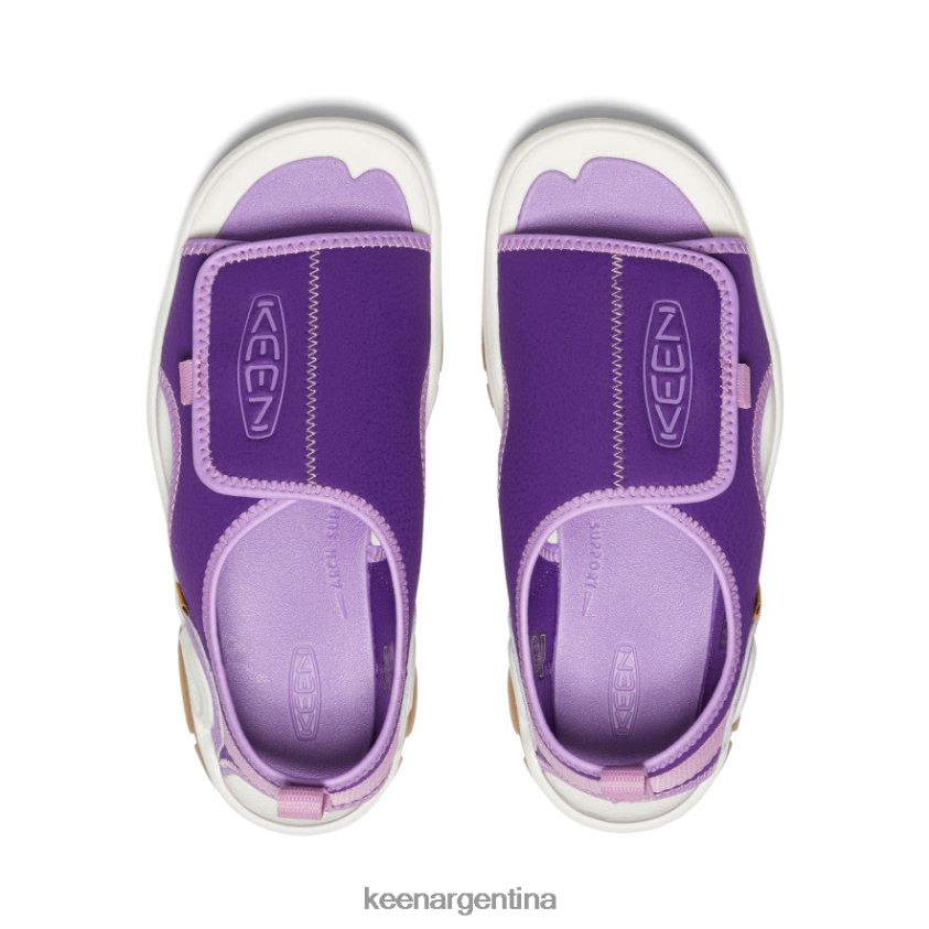 tilandsia violeta/lavanda inglesa calzado KEEN Knotch River con puntera abierta T0822B951 niños grandes