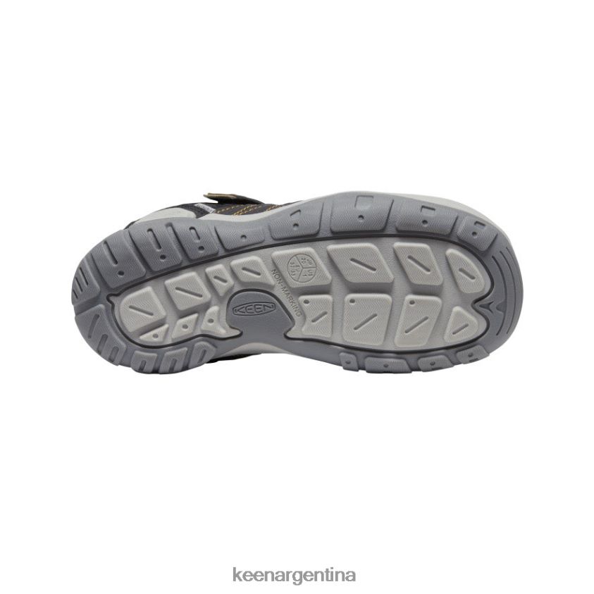 amarillo negro calzado KEEN zapatillas con pico y nudo T0822B976 niños grandes