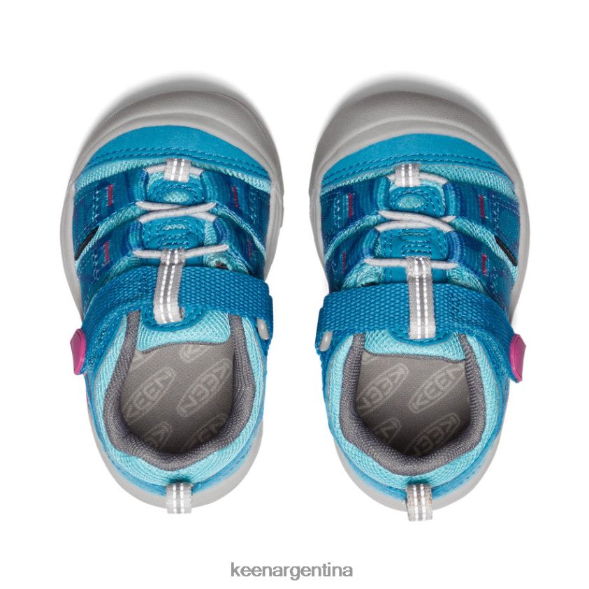 azul fiordo/fucsia festival calzado KEEN newport h2sho T0822B914 niños pequeños