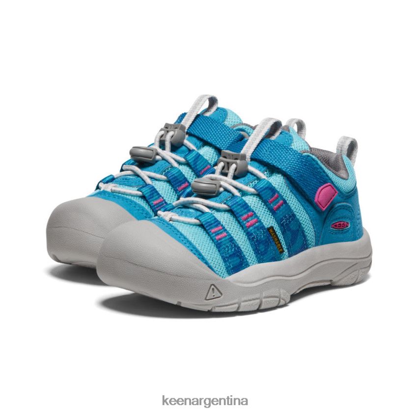 azul fiordo/fucsia festival calzado KEEN newport h2sho T0822B928 pequeños niños