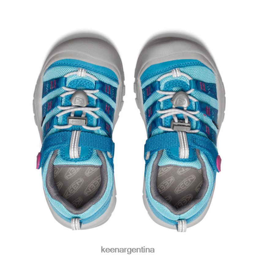 azul fiordo/fucsia festival calzado KEEN newport h2sho T0822B928 pequeños niños